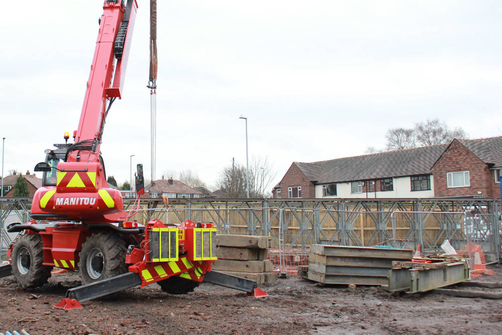 Shaft treatment and capping works being undertaken