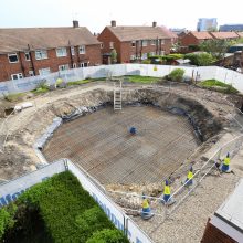 Repairs to shaft collapse in Gosforth