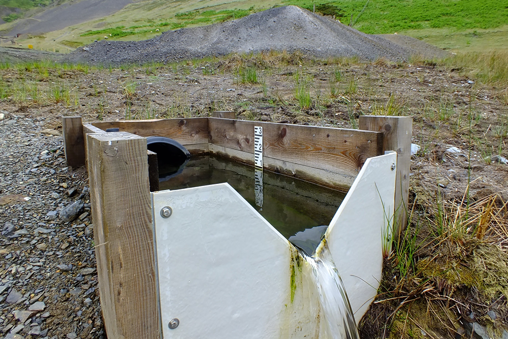 Water Monitoring Weir At Force Crag