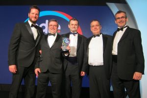 Coal Authority staff at the EDIE Awards 2018