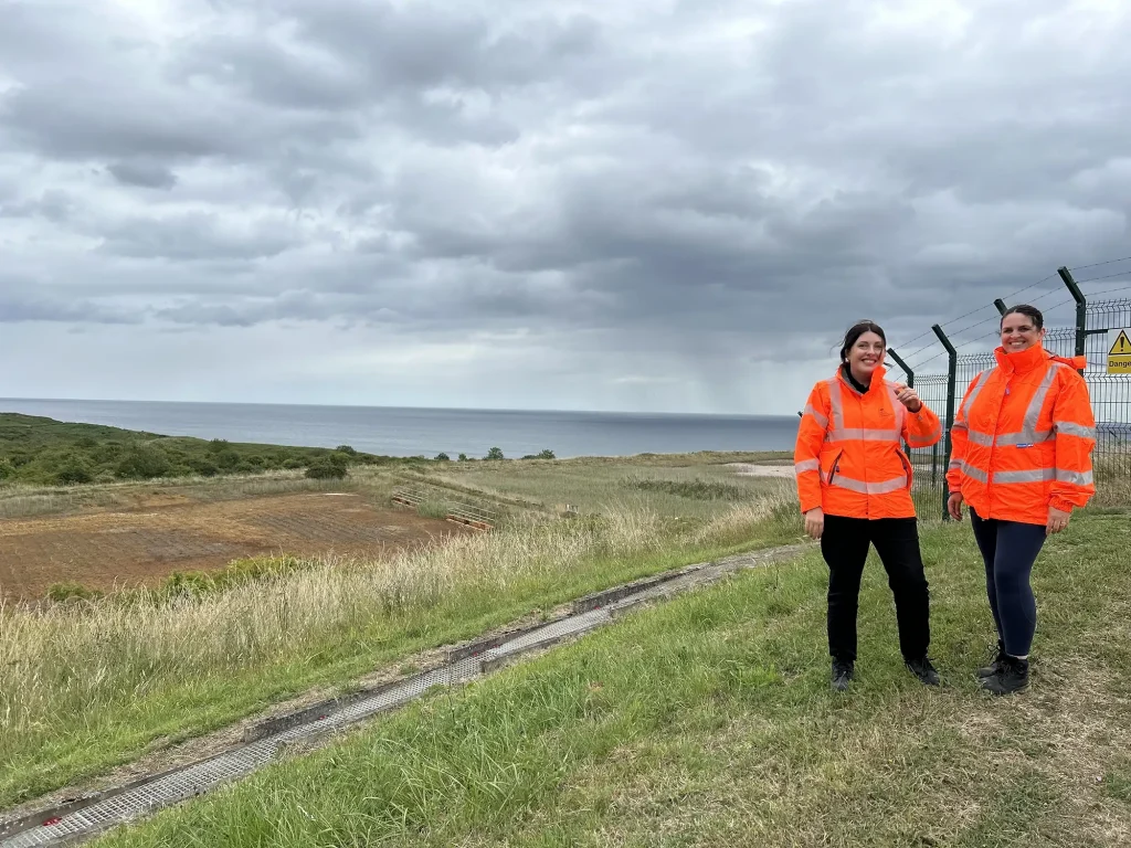 Colleagues at our Horden mine water treatment scheme
