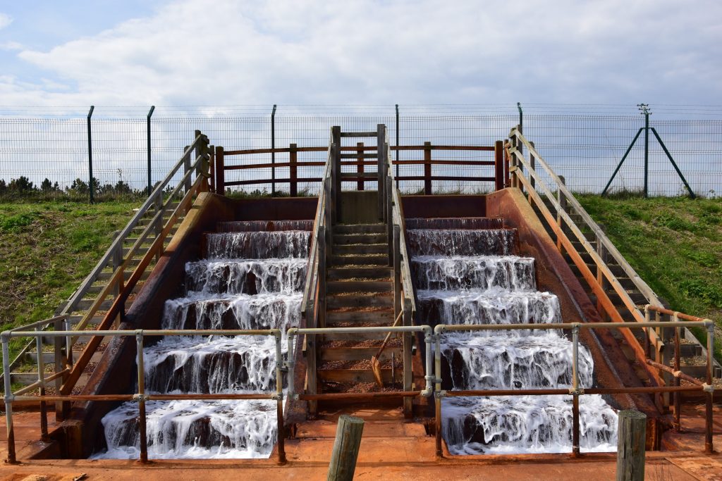 Horden Mine Water Treatment Scheme’s dual cascade system in Northumberland