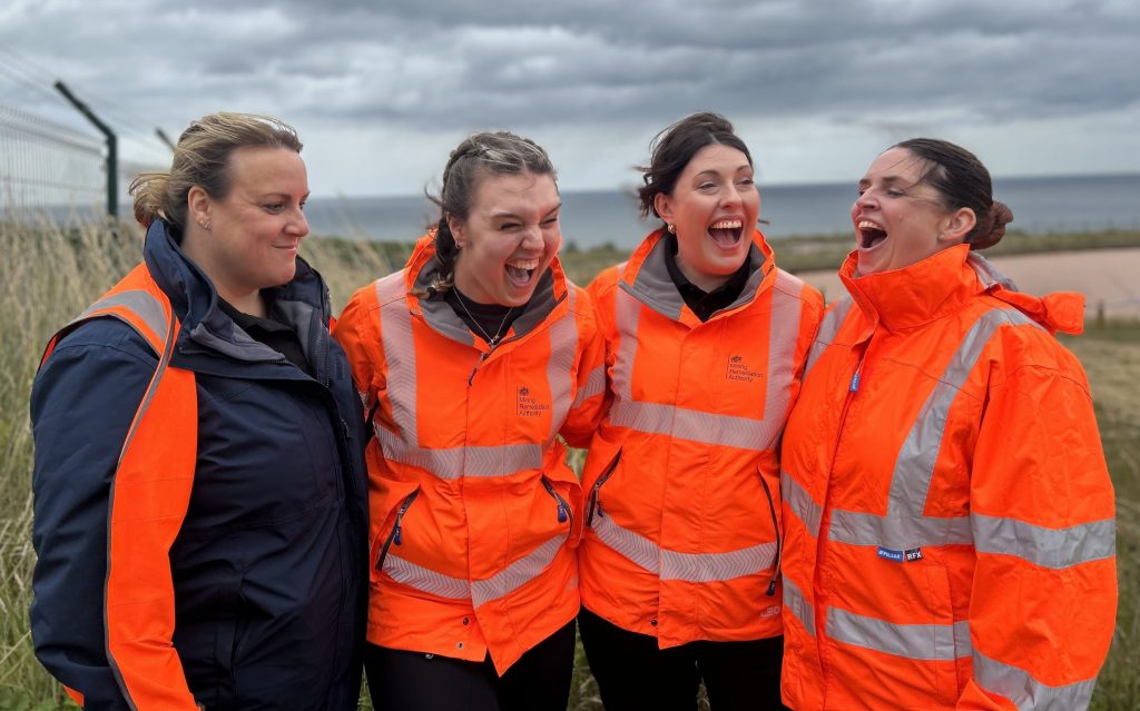 A number of colleagues at one of our mine water treatment schemes