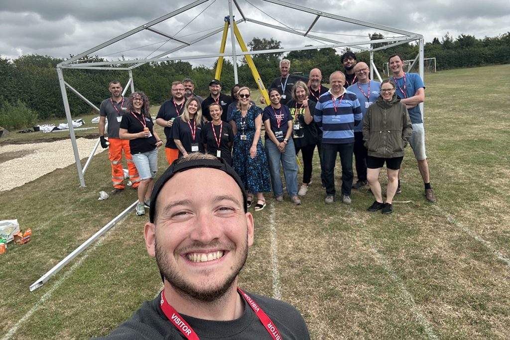 Thorpe Hesley mine water treatment scheme volunteer day