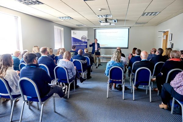 Colleagues during a workshop event